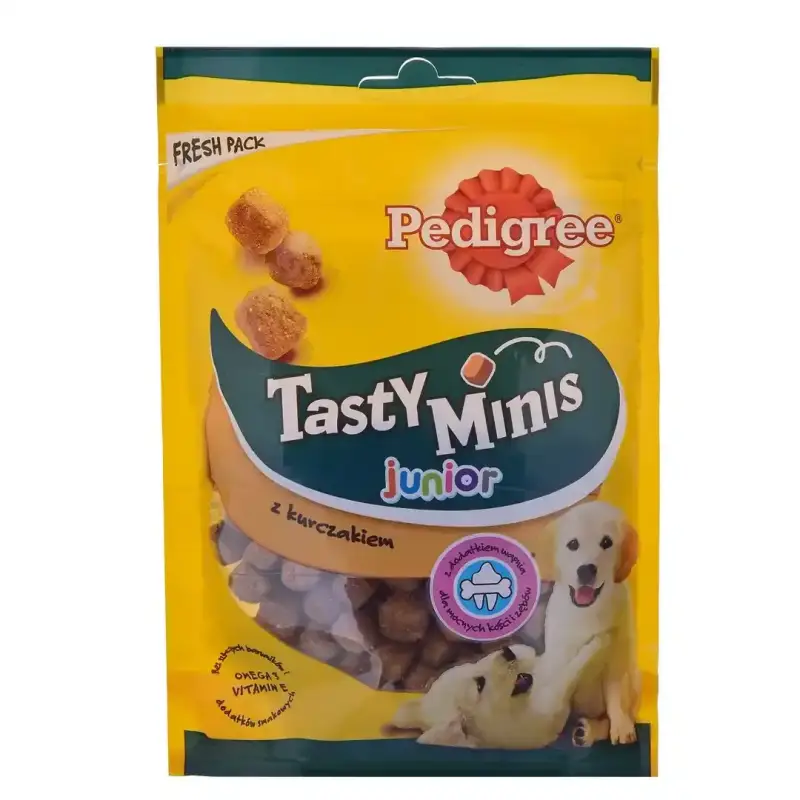 PEDIGREE Tasty Minis Junior z Kurczakiem 125g