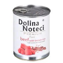 DOLINA NOTECI Premium Pure bogata w wołowinę z ryżem 800g