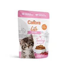Calibra Cat Life pouch Kitten Indyk 85g