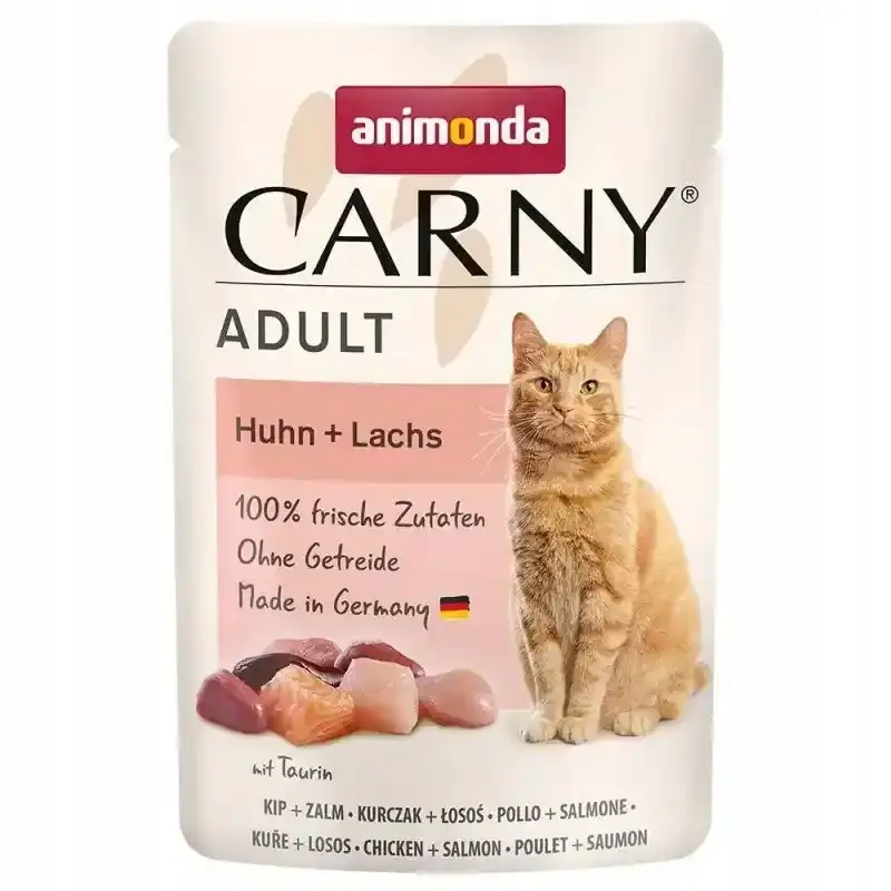 Animonda Carny Adult Pouch Kurczak Łosoś saszetka 85g