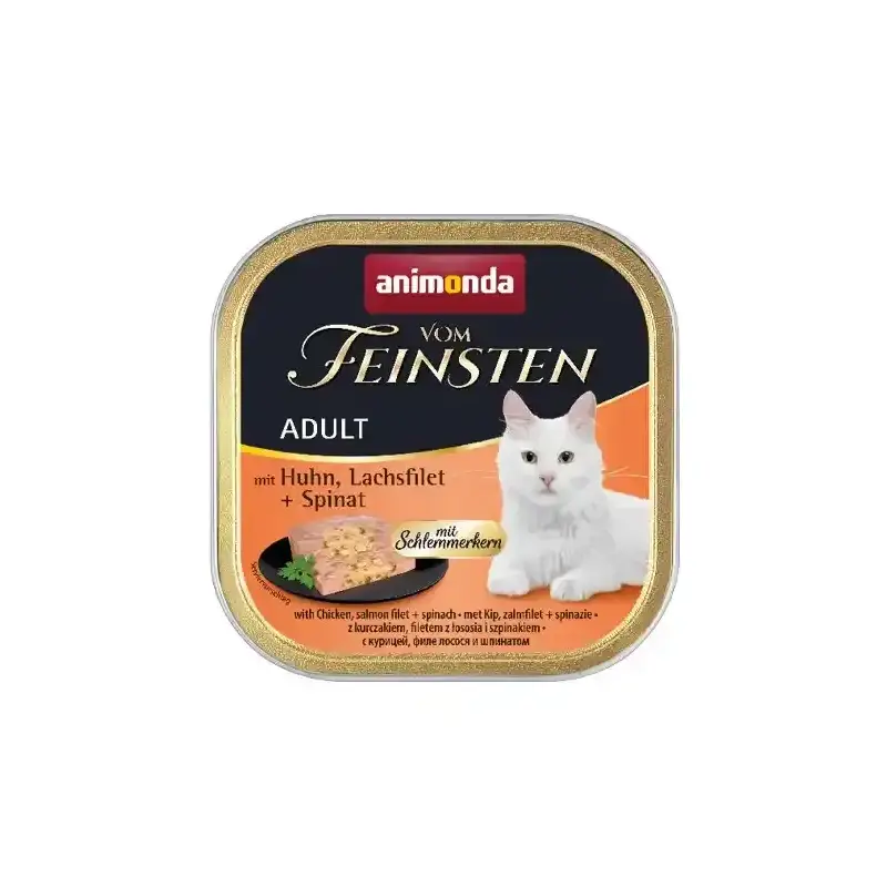 ANIMONDA Vom Feinsten Classic Cat kurczak, łosoś, szpinak 100g