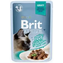 BRIT Premium wołowina w sosie 85g