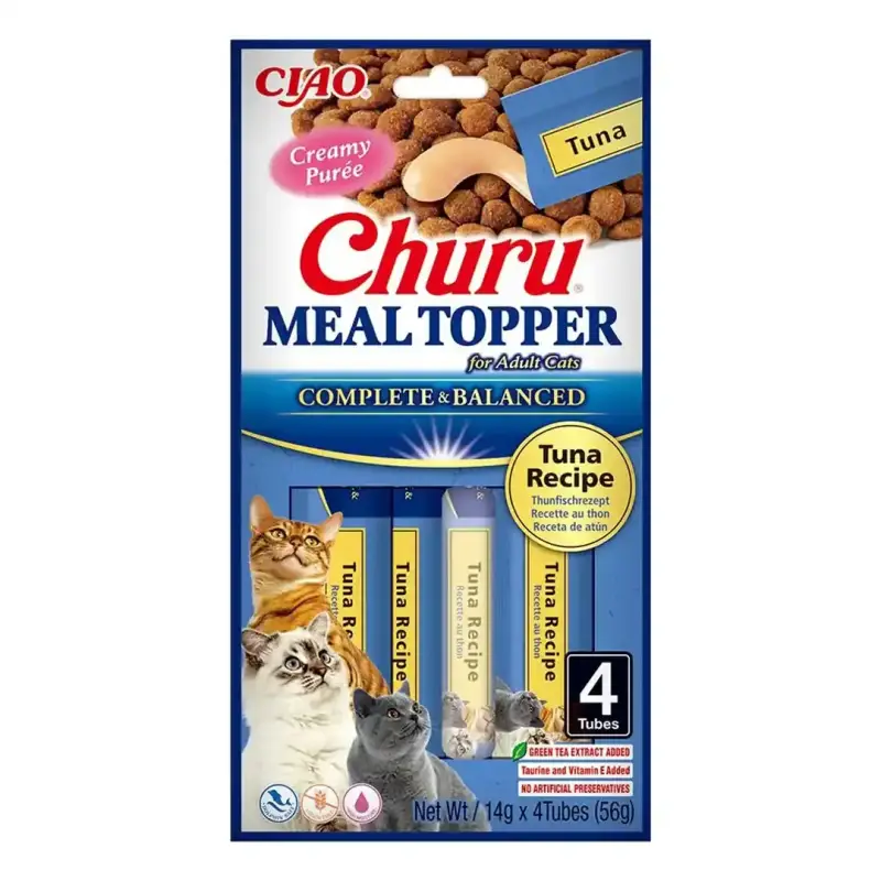 INABA MEAL TOPPER Tuńczyk przysmak kot 4x14g