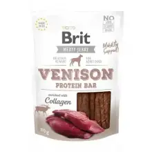 Brit Jerky Venison Protein Bar Dziczyzna  przysmak dla psa 200 g