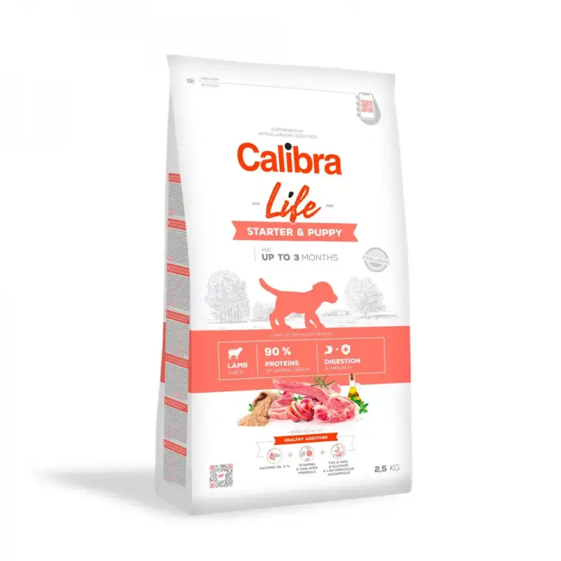 Calibra Dog Life Starter & Puppy Lamb  2,5kg