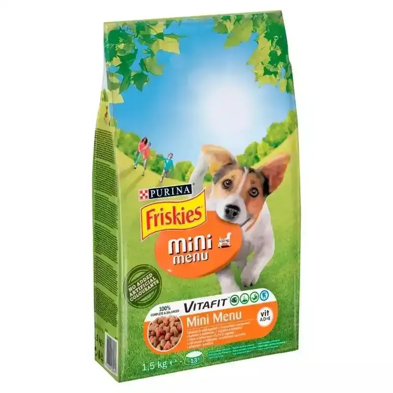 FRISKIES Mini Menu Kurczak z warzywami 1,5 KG