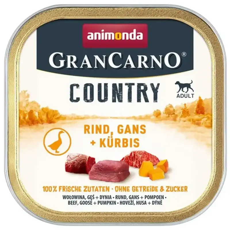 Animonda GranCarno Country wołowina gęś dynia 150g