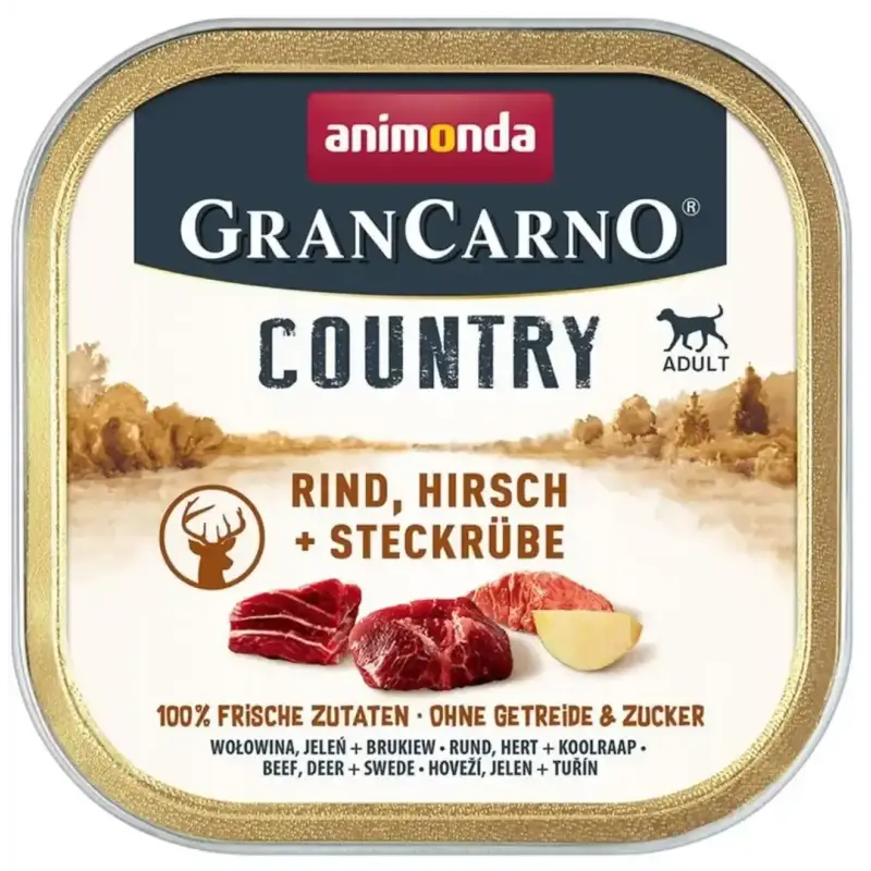 Animonda GranCarno Country wołowina dziczyzna brukiew 150g