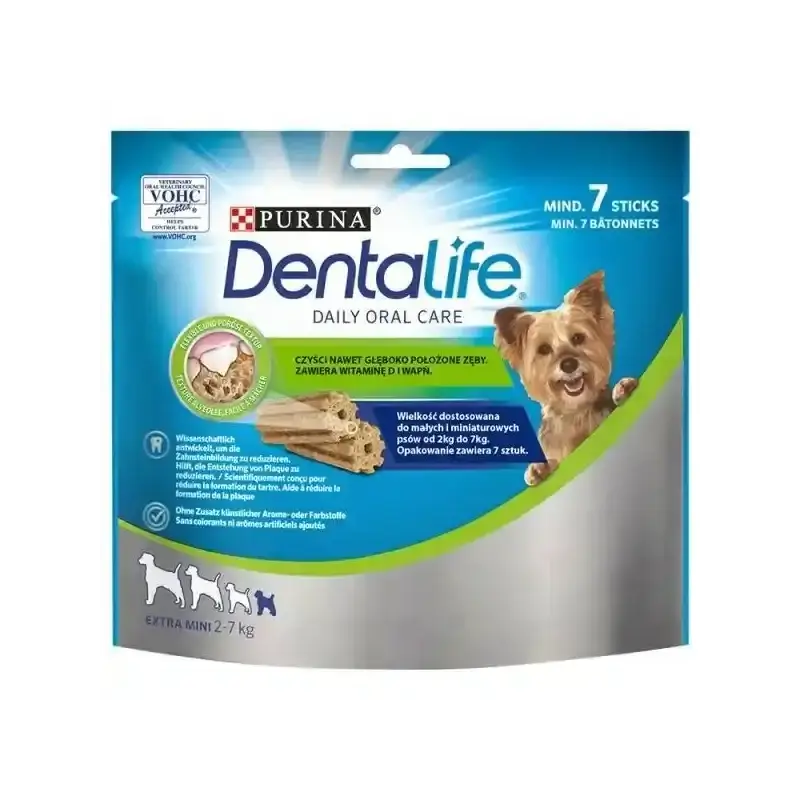 PURINA Dentalife Extra Mini przekąska dentystyczna dla psa 69 g