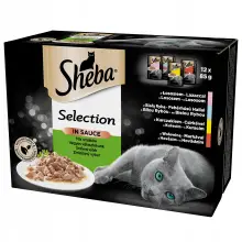 SHEBA Selection in Sauce Mix Smaków w sosie 12x85 g