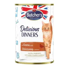 Butcher's Delicious Dinners kawałki w galaretce z dziczyzną 400g