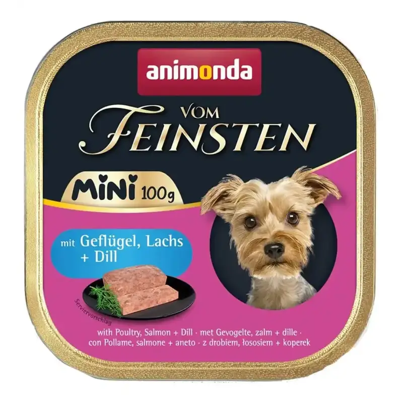 Animonda Vom Feinsten MINI drób, łosoś i koperek 100g