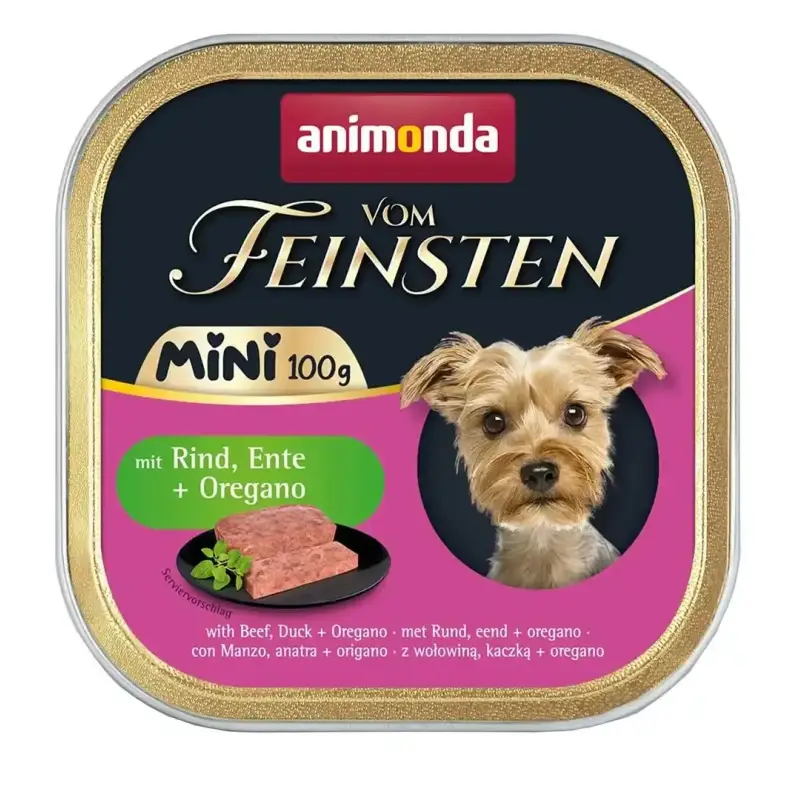 Animonda Vom Feinsten MINI wołowina, kaczka i oregano 100g