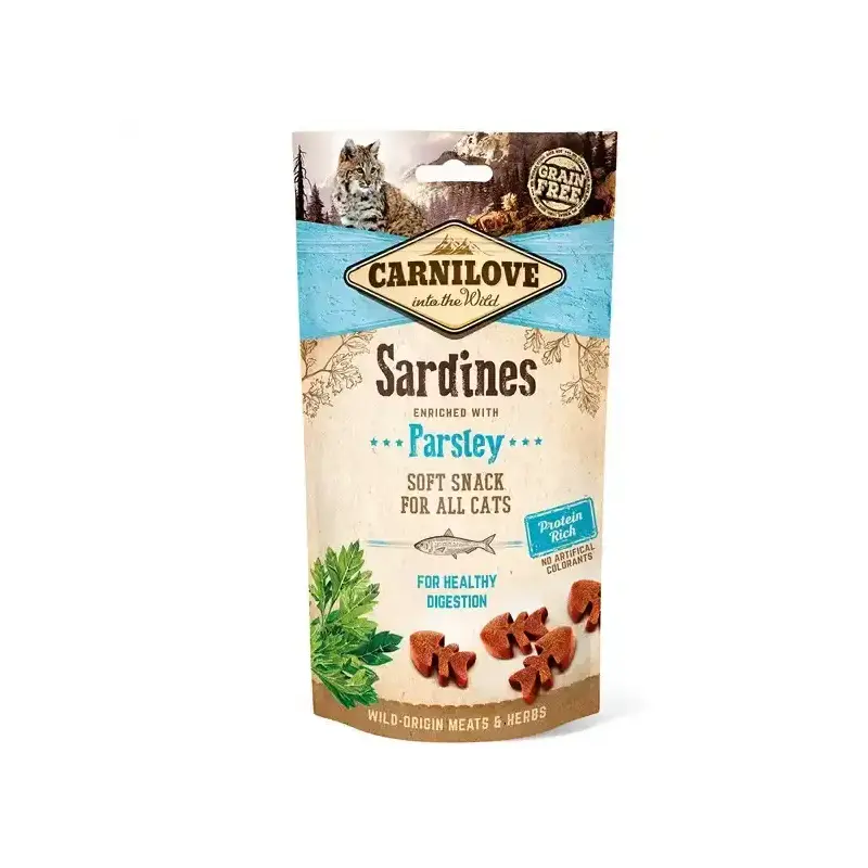 CARNILOVE Soft Moist Snack Sardynka z pietruszką 50g