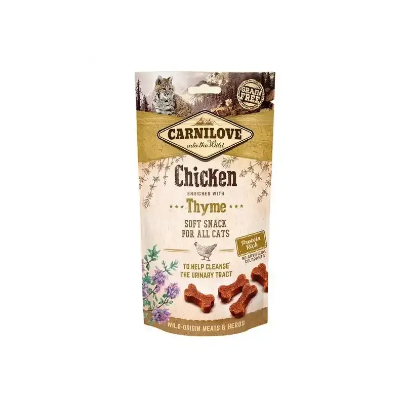 Carnilove Soft Moist Snack Kurczak i tymianek 50g