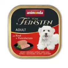 ANIMONDA Vom Feinsten Classic wołowina i serca indyka 150g