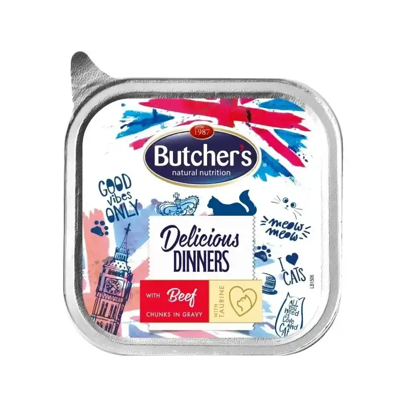 Butcher's Delicious Dinners kawałki z wołowiną w sosie 100g