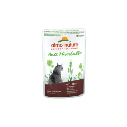 Almo Nature Holistic Functional Anti Hairball z wołowiną 70g