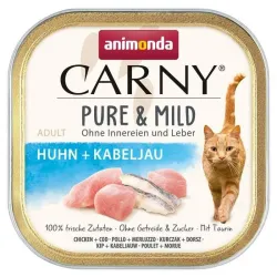 ANIMONDA Carny Adult Cat PURE&MILD kurczak, dorsz 100g