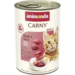 ANIMONDA Carny Adult Cat wołowina i serca 400g