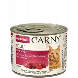 ANIMONDA Carny Adult Cat wołowina serca 200g