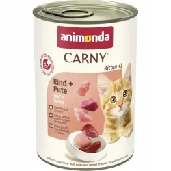 ANIMONDA Carny Kitten wołowina z indykiem 400g