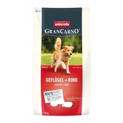 ANIMONDA GranCarno Adult drób, wołowina 12kg