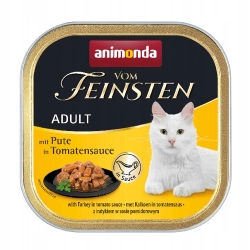 ANIMONDA Vom Feinsten Adult indyk w sosie pomidorowym 100g