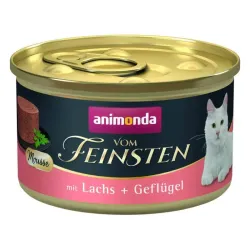 ANIMONDA Vom Feinsten Cat Mousse łosoś, drób 85g