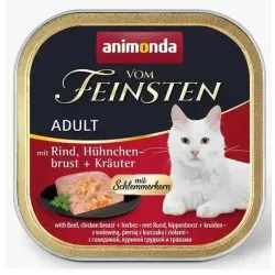 ANIMONDA Vom Feinsten Classic Cat wołowina, pierś z kurczaka, zioła 100g