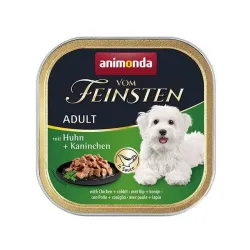 ANIMONDA Vom Feinsten Dog kurczak królik w sosie 150g