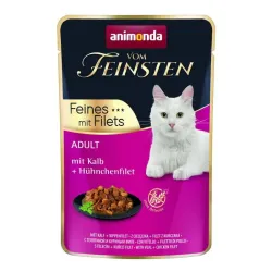ANIMONDA Vom Feinsten Fines mit filets cielęcina, kurczak 85g