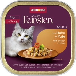 ANIMONDA Vom Feinsten kurczak z indykiem w sosie 85g