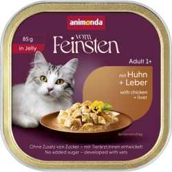 ANIMONDA Vom Feinsten kurczak z wątróbką w galaretce 85g