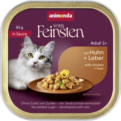 ANIMONDA Vom Feinsten kurczak z wątróbką w sosie 85g
