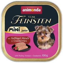 ANIMONDA Vom Feinsten Mini Junior z drobiem, dziczyzną i żurawiną 100g