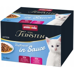 ANIMONDA Vom Feinsten Raffinesse Kitten zestaw w sosie 24x85g