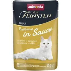 ANIMONDA Vom Feinsten Raffinesse kurczak, królik w sosie 85g
