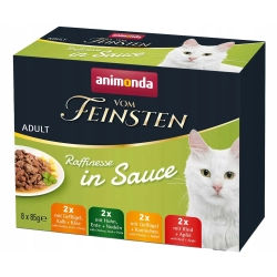ANIMONDA Vom Feinsten Raffinesse MIX zestaw w sosie 8x85g
