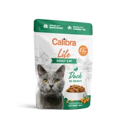 Calibra Cat Life Adult kaczka w sosie saszetka 85g