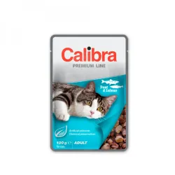 Calibra Cat Premium Adult Pstrąg z łososiem 100g