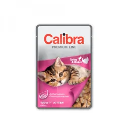 Calibra Cat Premium Kitten Indyk i kurczak 100g