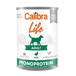 Calibra Dog Life Adult Kaczka z Ryżem 400g