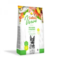 Calibra Dog Verve GF Adult M&L Łosoś, śledź 2kg