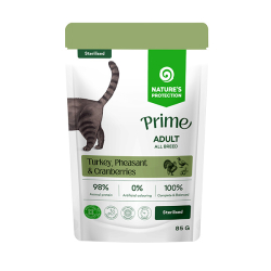 Nature's Protection Cat Sterilised indyk, bażant 85g