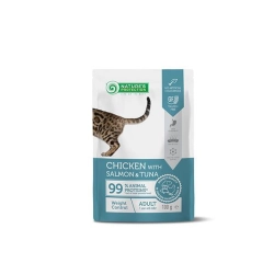 Nature's Protection Cat Weight Control Kurczak, łosoś, tuńczyk 100g