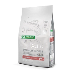 Natures Protection White Dogs GF Starter All Breeds Łosoś 1,5KG