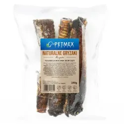 Petmex Tchawica wołowa 30cm (3 szt.) - Naturalny gryzak dla psa