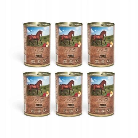 O'Canis Konina z ziemniakami 6x400g zestaw