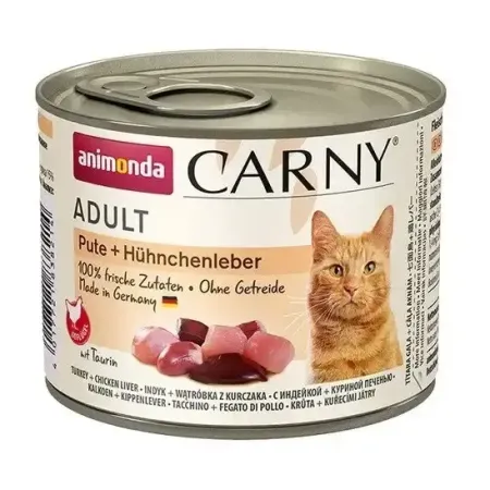 ANIMONDA Carny Adult Cat indyk z wątróbką kurczaka 200g